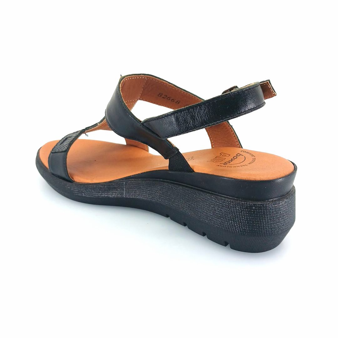 Boxer 82668 (μαύρο) γυναικεία σανδάλια