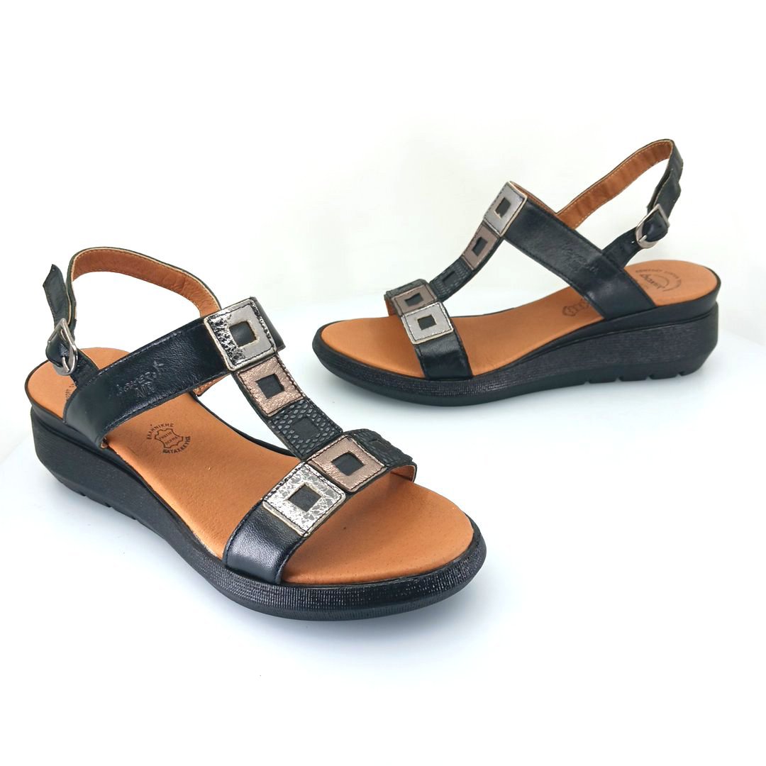 Boxer 82668 (μαύρο) γυναικεία σανδάλια