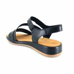 Gabor 42.063.27 γυναικεία πέδιλα (μαύρο δέρμα)