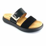 Gabor 43.755.17 γυναικείες παντόφλες (μαύρο δέρμα)