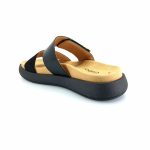Gabor 43.755.17 γυναικείες παντόφλες (μαύρο δέρμα)