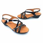 Boxer 82633 (μαύρο) γυναικεία σανδάλια