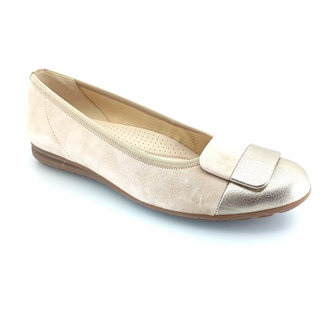 gabor-22-624-33-beige-1 Gabor 22.624.33 γυναικείες μπαλαρίνες (μπεζ)