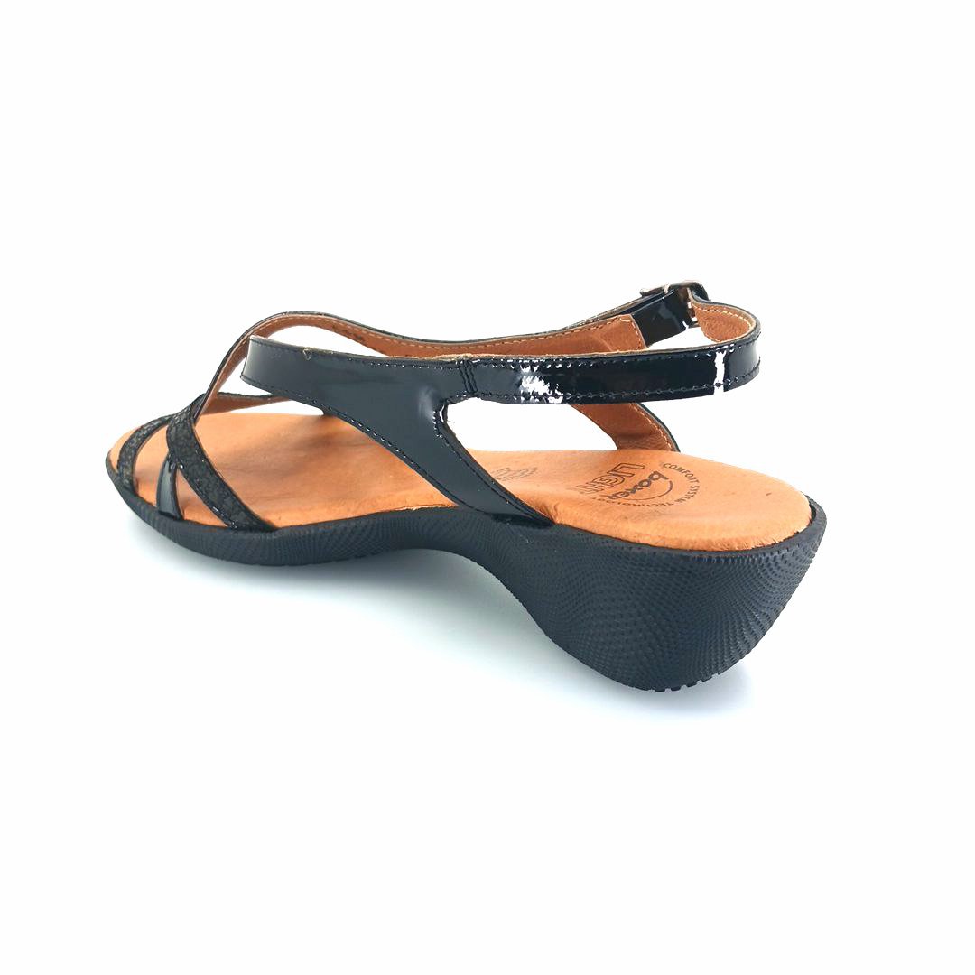 Boxer 82633 (μαύρο) γυναικεία σανδάλια