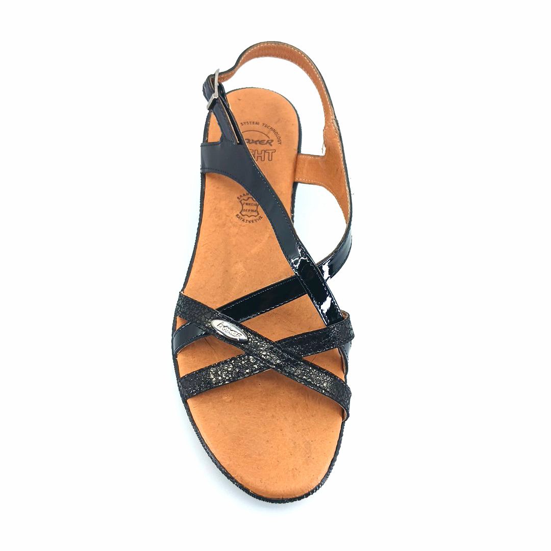 Boxer 82633 (μαύρο) γυναικεία σανδάλια