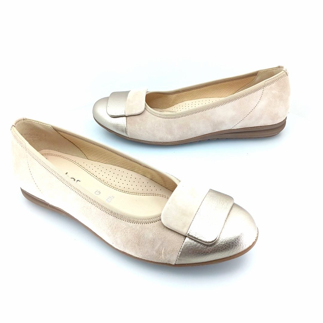 Gabor 22.624.33 γυναικείες μπαλαρίνες (μπεζ)