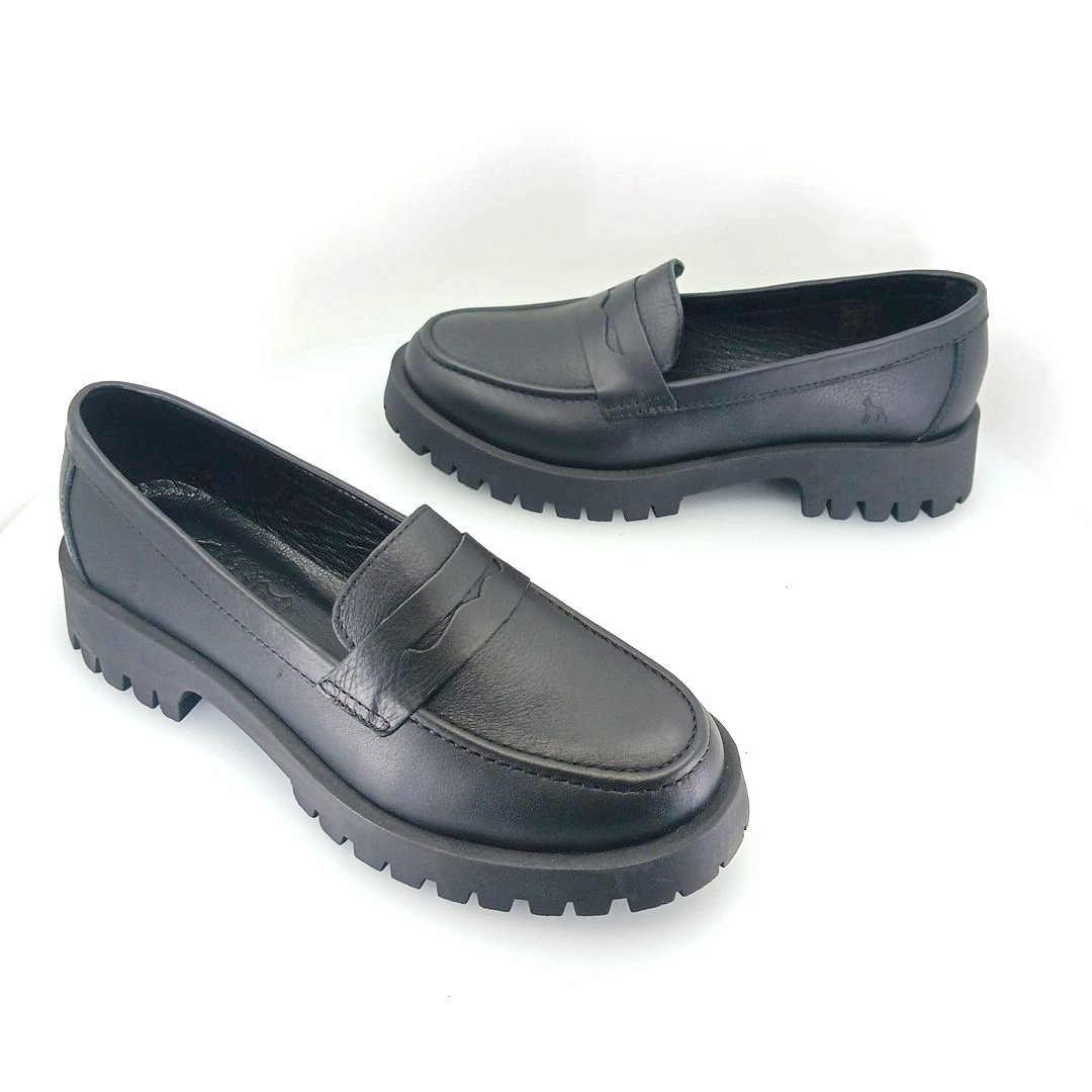Boxer 98355 (μαύρο) chunky loafers