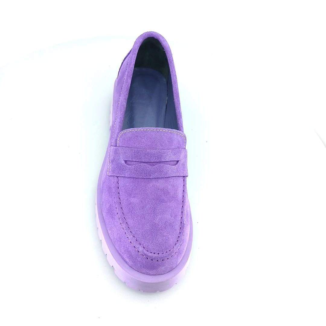 Boxer 98355 (μωβ) chunky loafers
