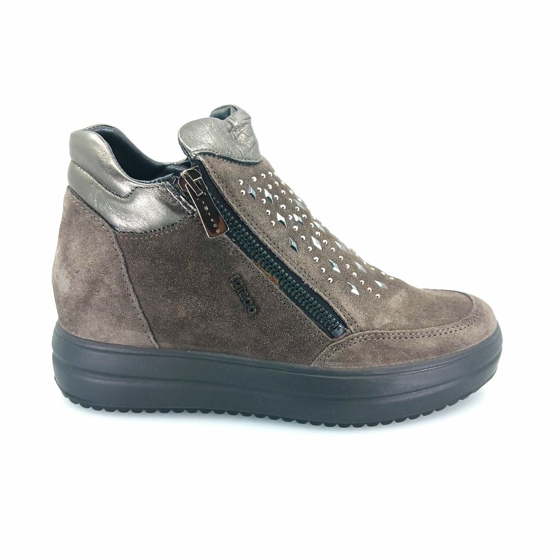 igi&co 4153811 (γκρι) sneaker ankle boots