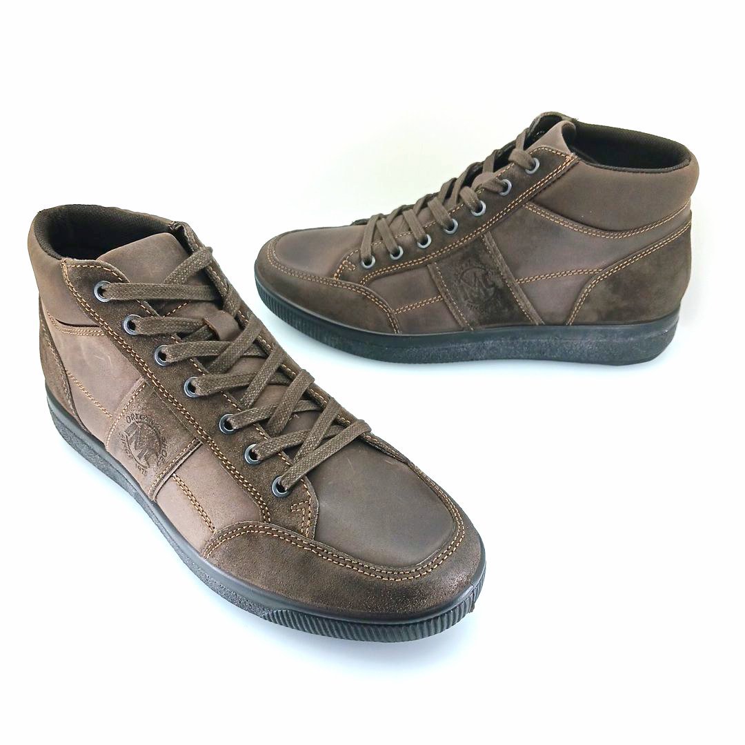 IMAC 204370 (καφέ) ανδρικά sneakers μποτάκια