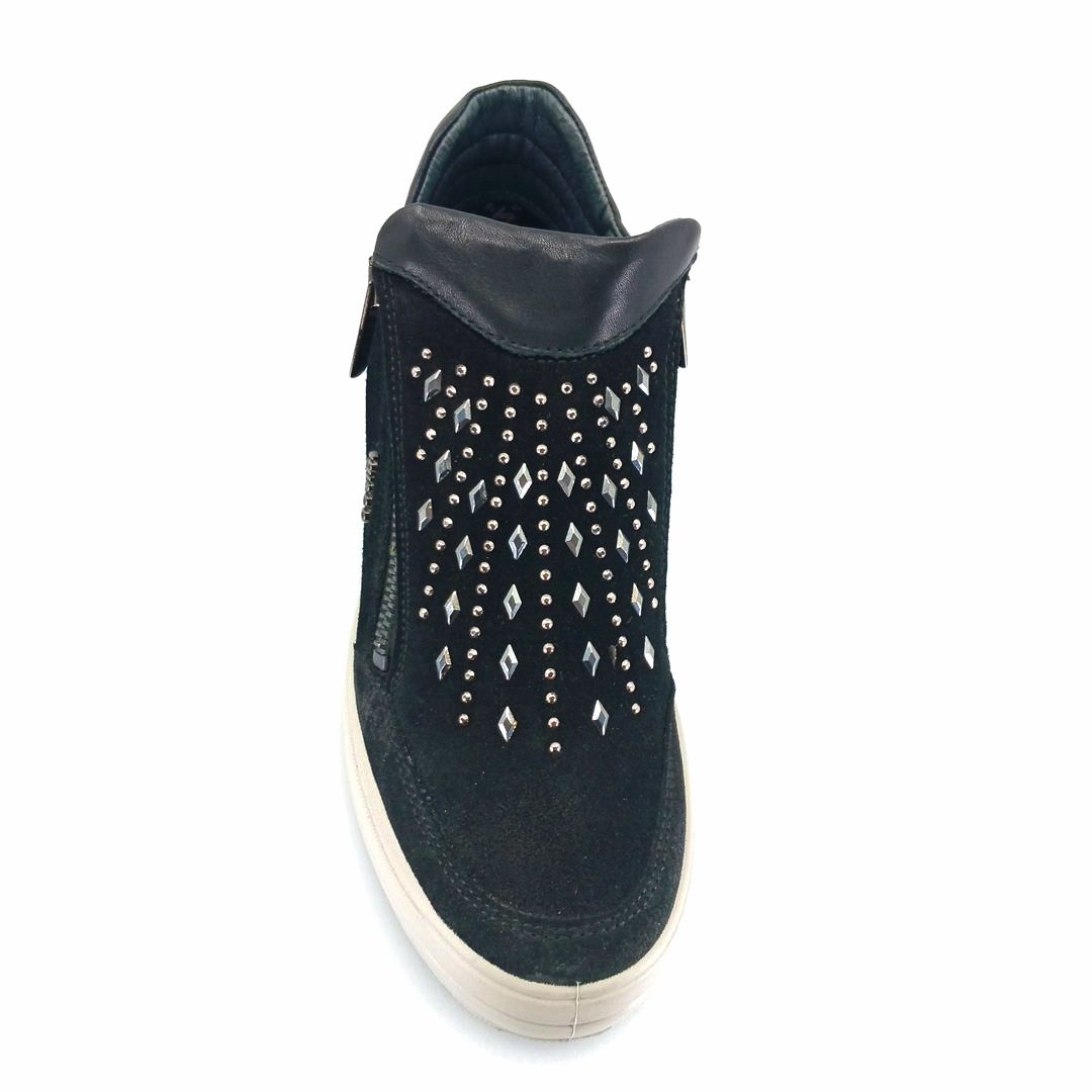igi&co 4153800 (μαύρο) sneaker ankle boots