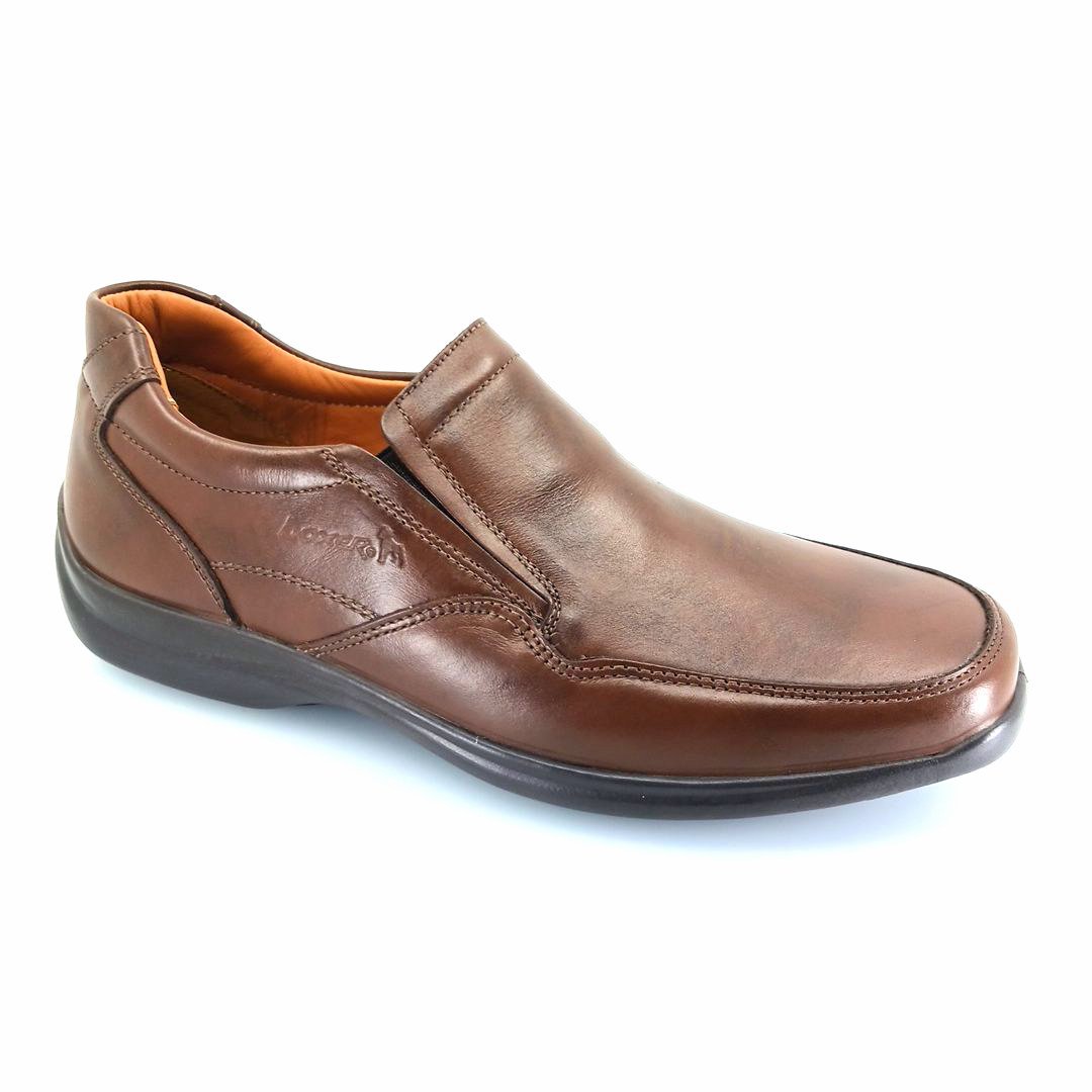 boxer-23000-brown-1 Boxer 23000 (καφέ) ανδρικά slip-on