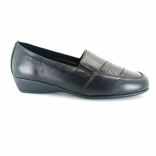 Boxer 52979 (μαύρο) γυναικεία slip-on