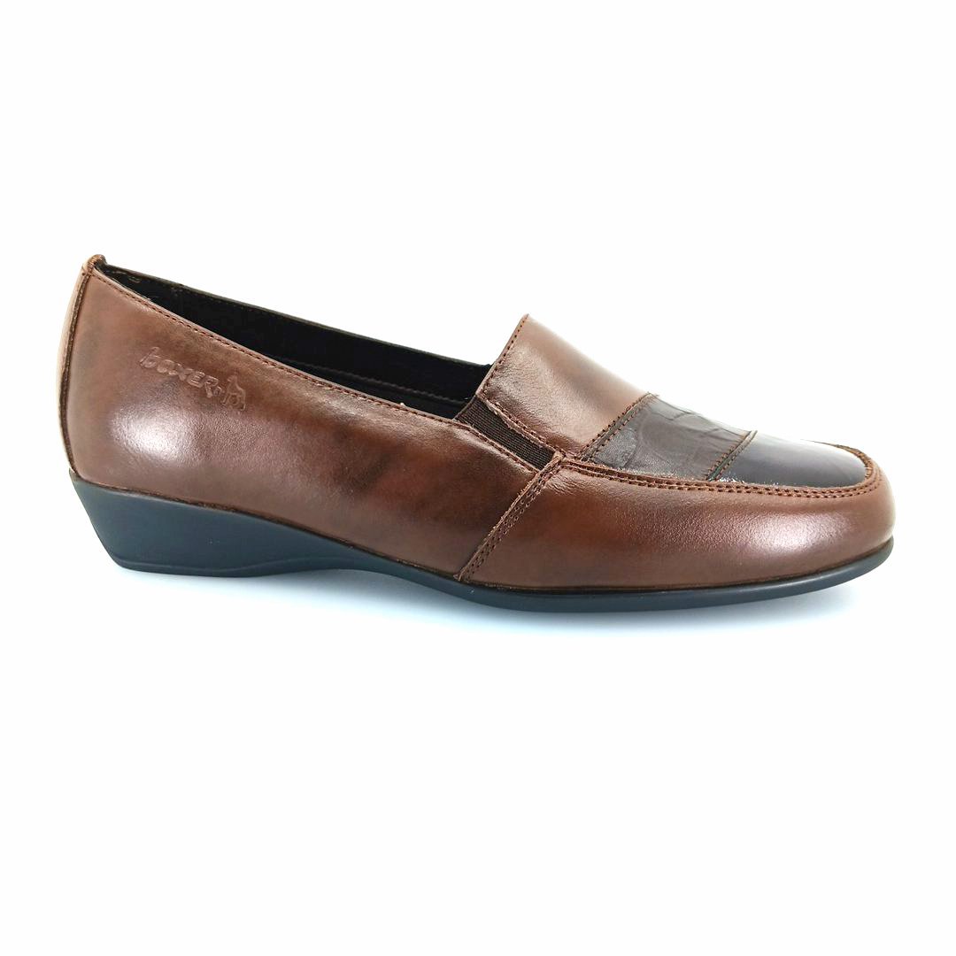 Boxer 52979 (καφέ) γυναικεία slip-on