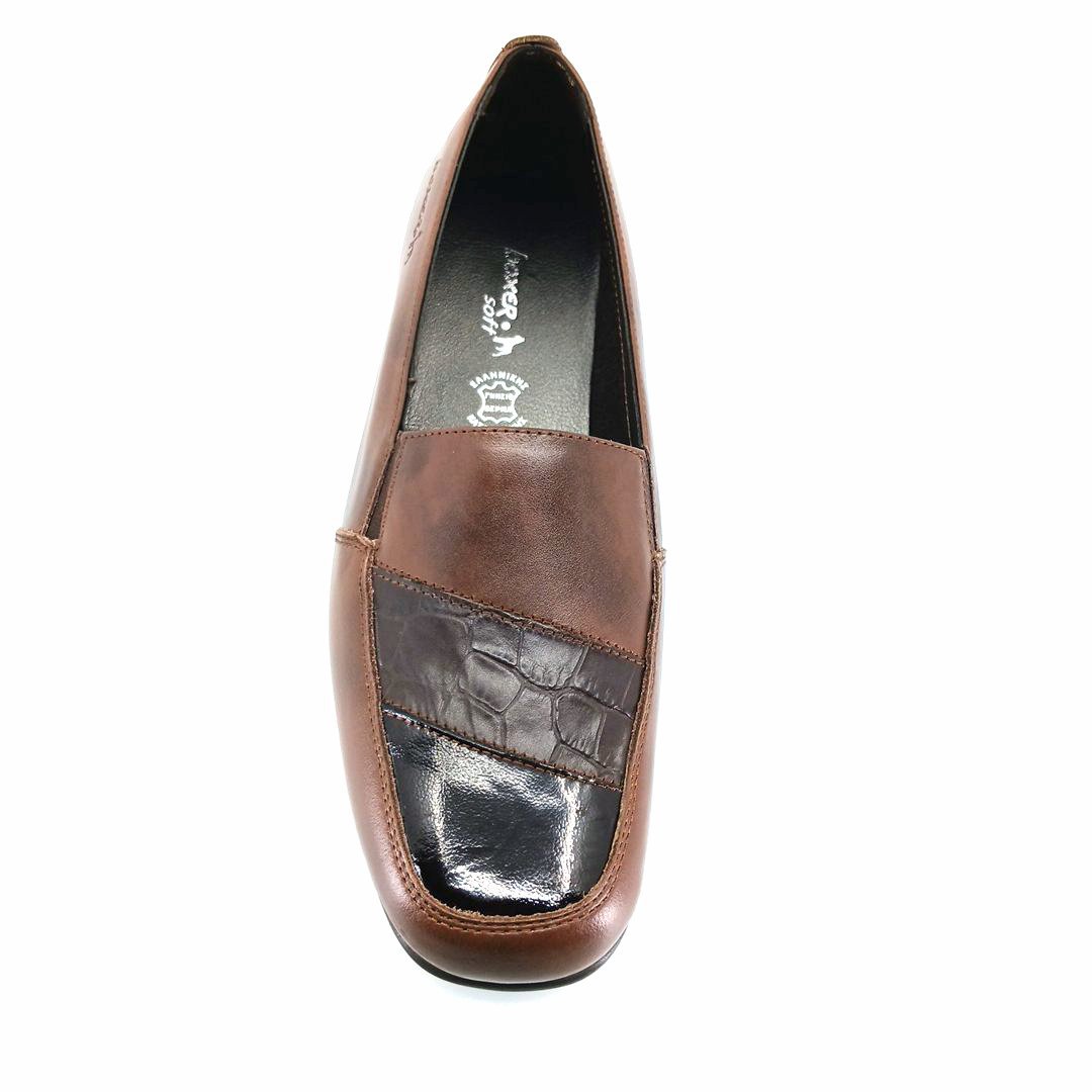Boxer 52979 (καφέ) γυναικεία slip-on
