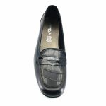 Boxer 52981 (μαύρο φολίδες) penny loafers
