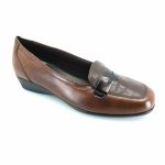 Boxer 52981 (καφέ φολίδες) penny loafers