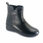 Boxer 54081 (μαύρο) γυναικεία μποτάκια