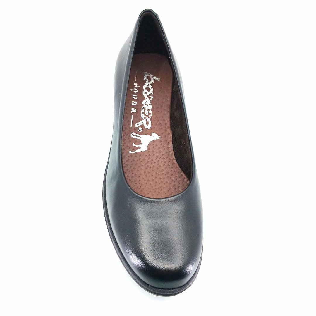 Boxer 98341 (μαύρο) platform ballerinas