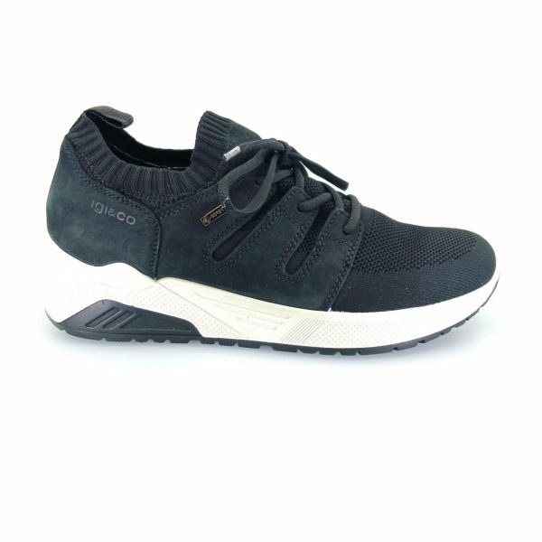 igi&co 4136700 (μαύρο) ανδρικά sneakers