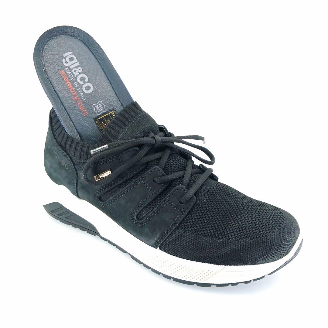 igi&co 4136700 (μαύρο) ανδρικά sneakers
