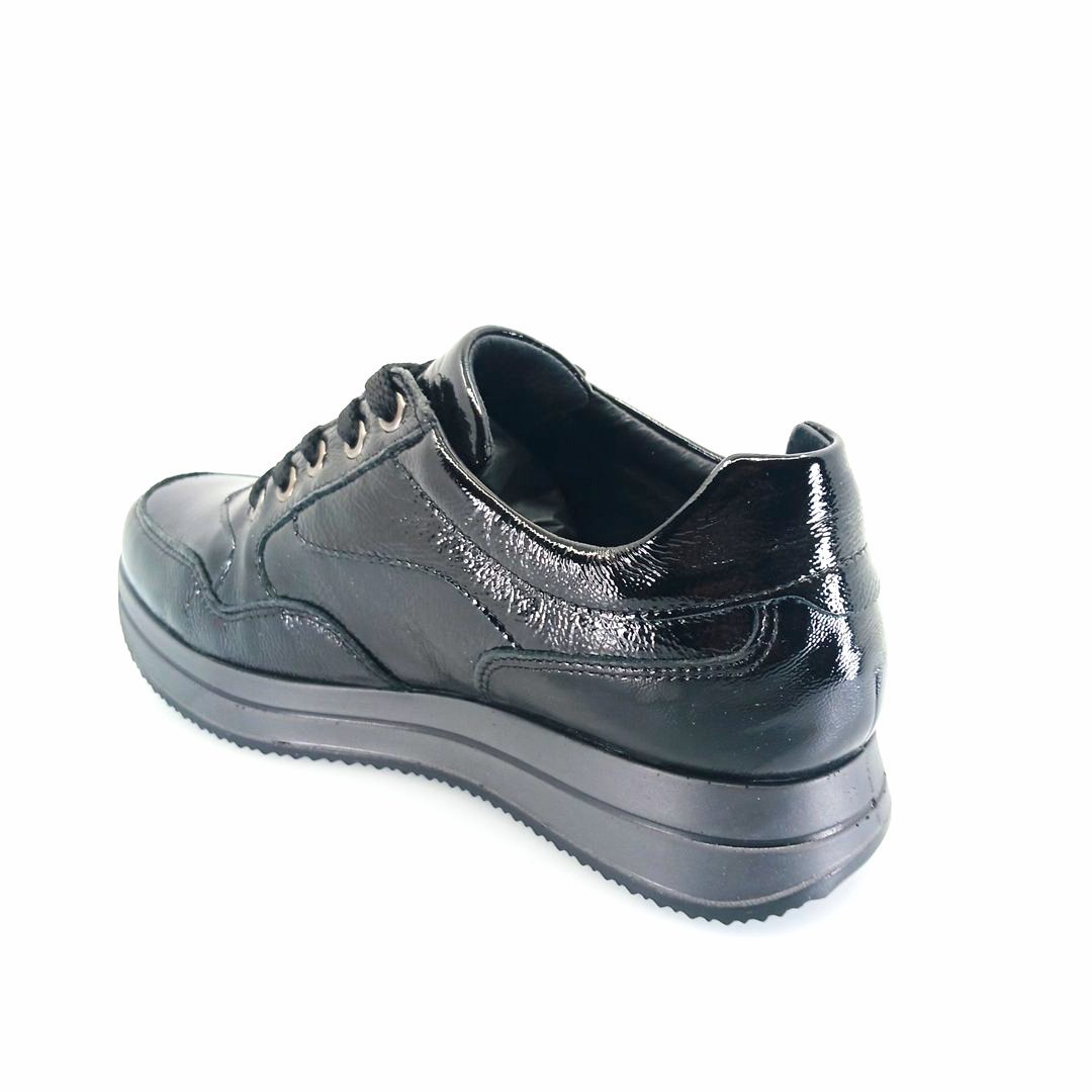 igi&co 4145000 (μαύρο λουστρίνι) γυναικεία sneakers