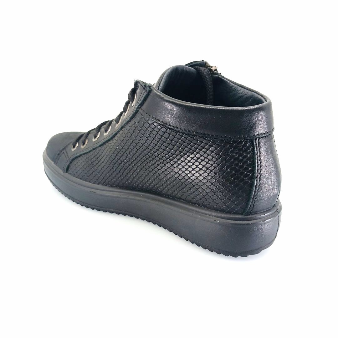 igi&co 4151100 (μαύρο) sneaker ankle boots