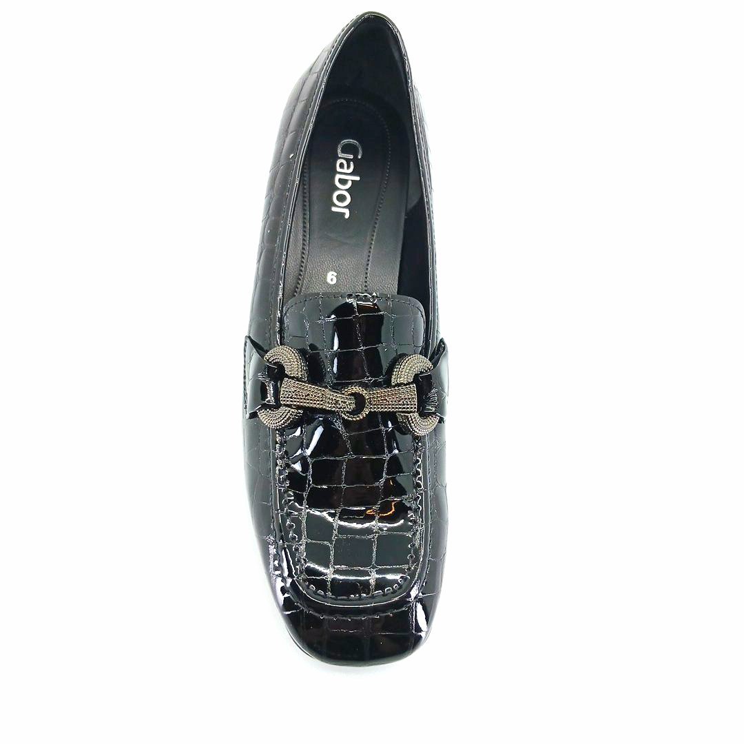 Gabor 34.170.27 γυναικεία loafers (μαύρο)