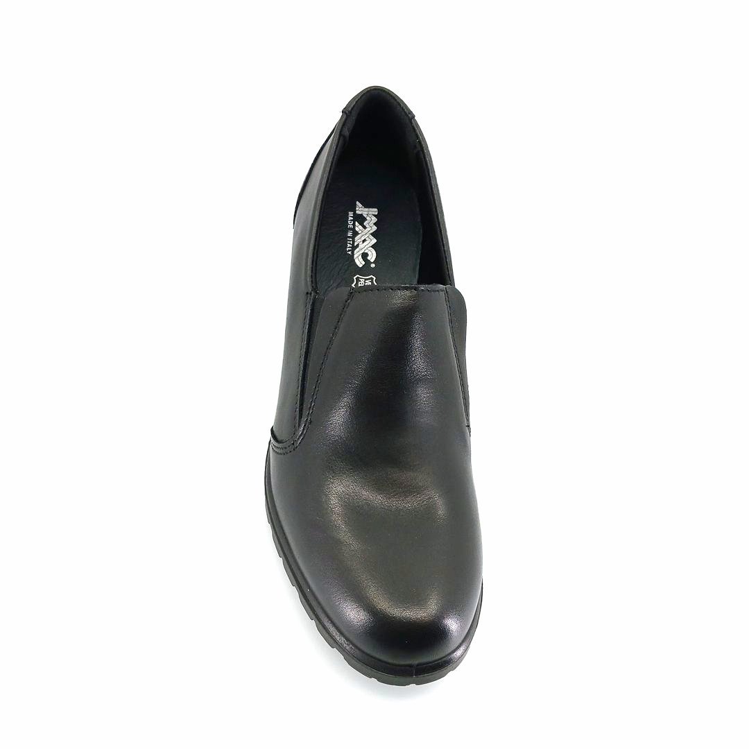 IMAC 455400 (μαύρο) chunky heel slip-on