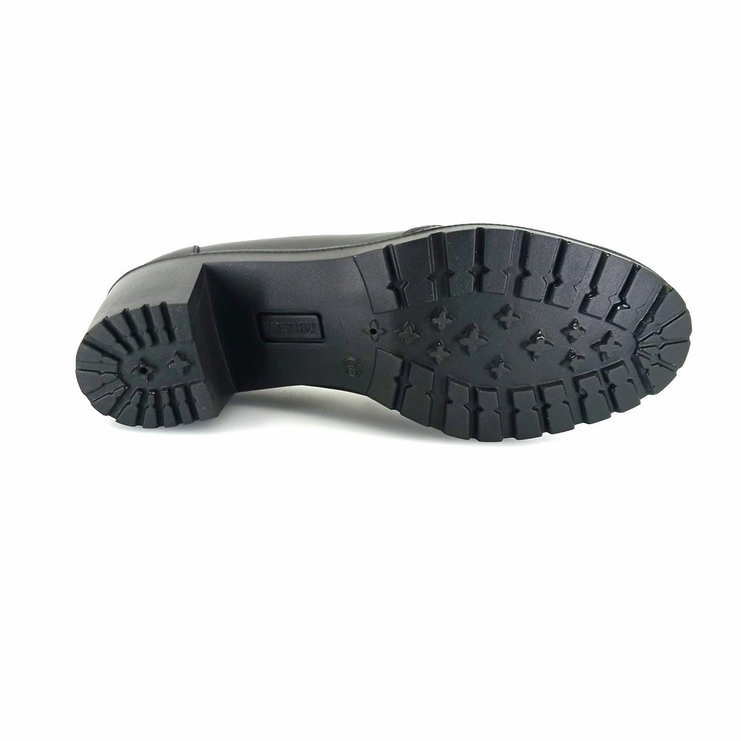 IMAC 455400 (μαύρο) chunky heel slip-on