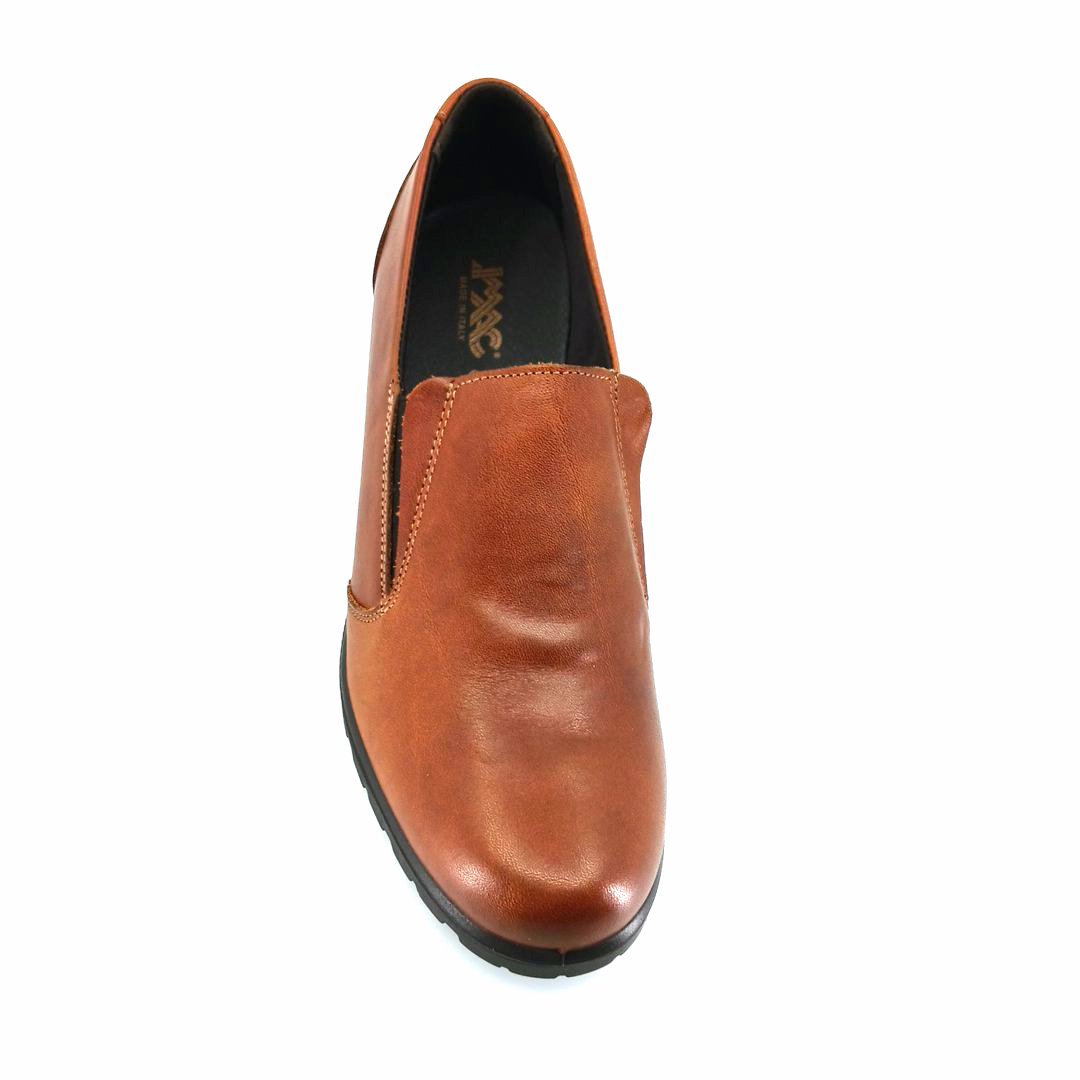 IMAC 455400 (κονιάκ) chunky heel slip-on