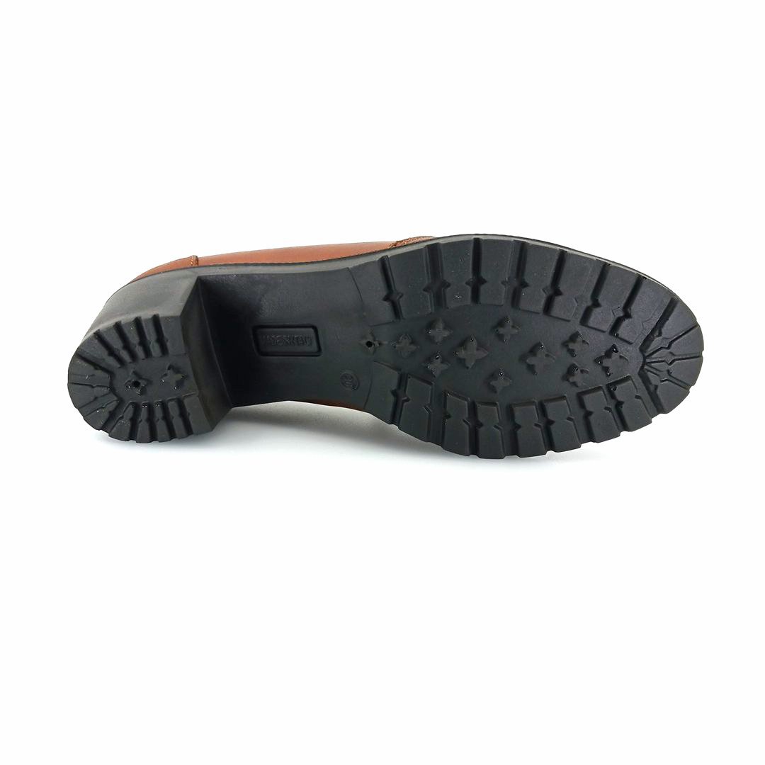 IMAC 455400 (κονιάκ) chunky heel slip-on