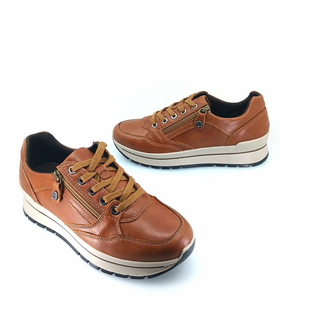 IMAC 457510 (κονιάκ) γυναικεία sneakers