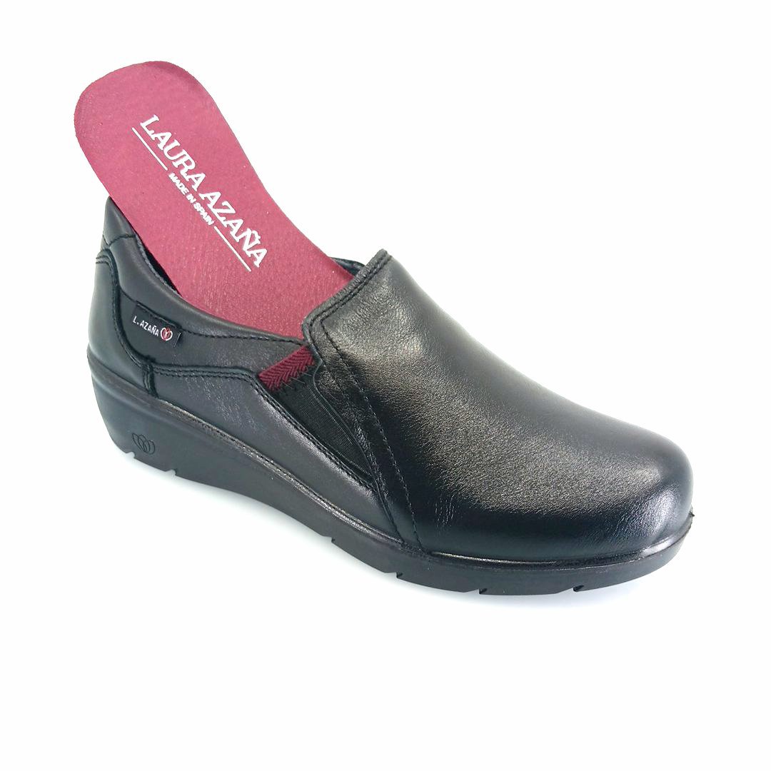 Laura Azana 26801 (μαύρο) γυναικεία slip-on