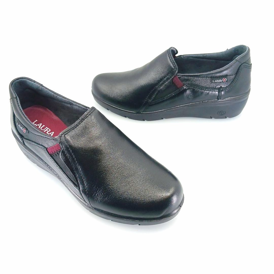 Laura Azana 26801 (μαύρο) γυναικεία slip-on