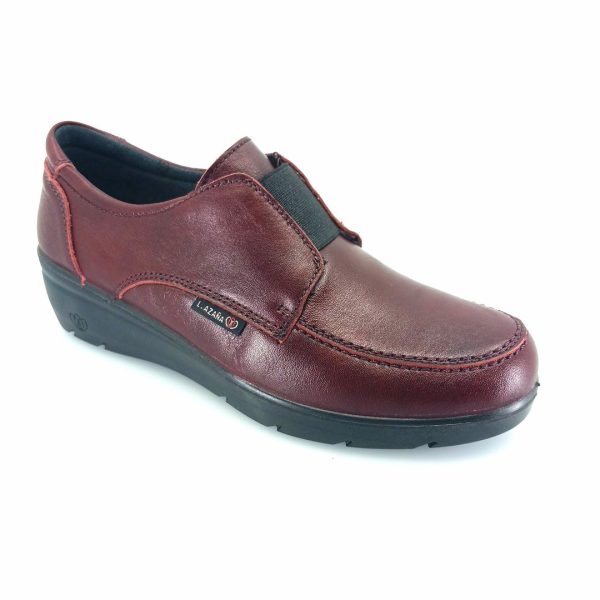 Laura Azana 26805 (μπορντώ) γυναικεία slip-on