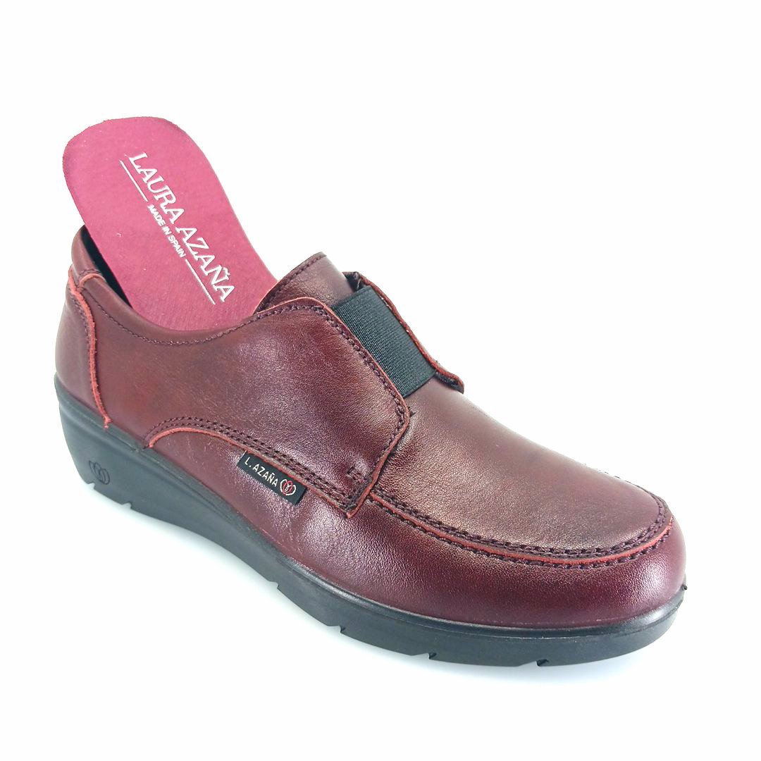 Laura Azana 26805 (μπορντώ) γυναικεία slip-on