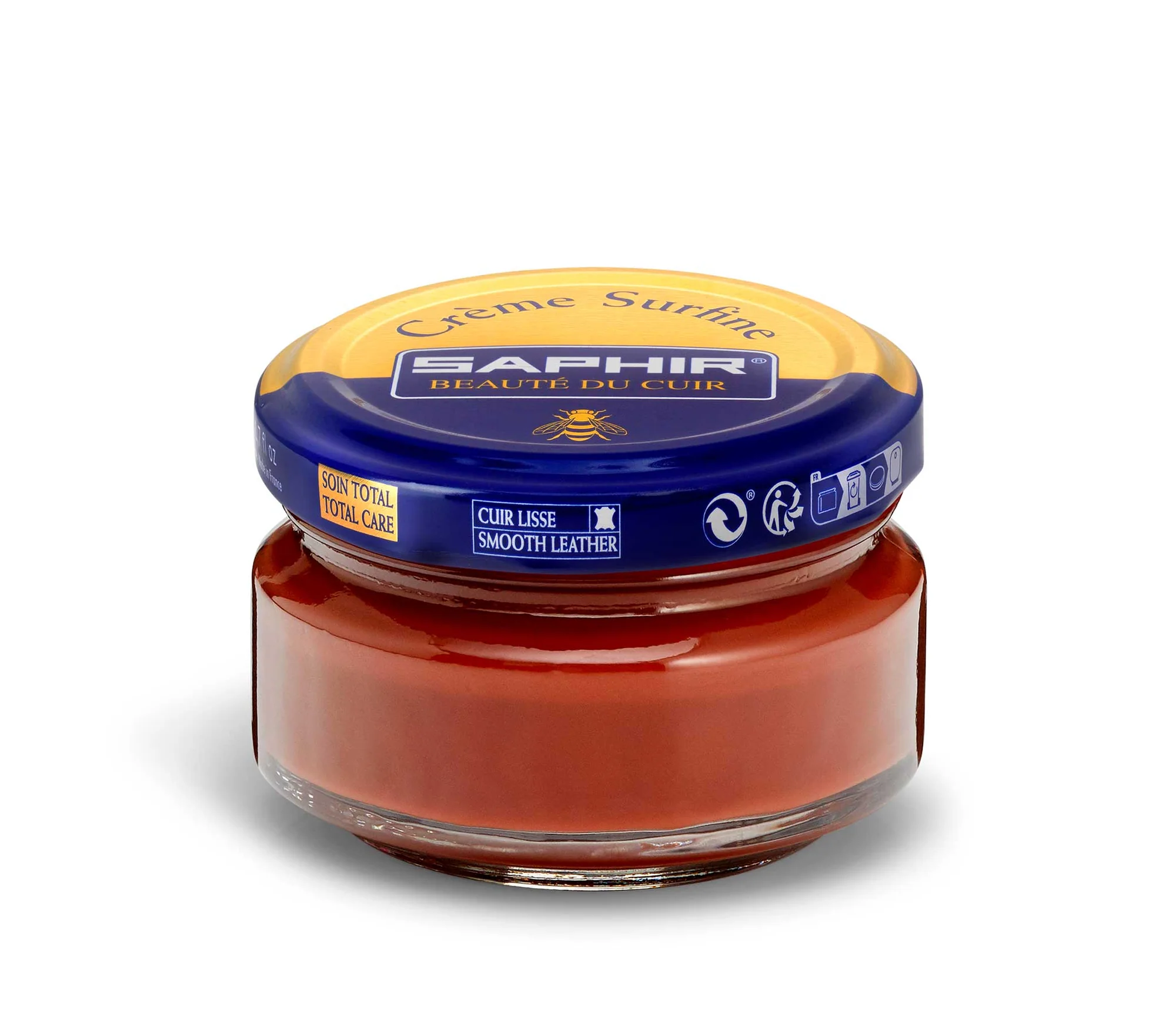 saphir-creme-surfine-cognac-brown-10-018 Saphir créme surfine 50 ml (cognac)