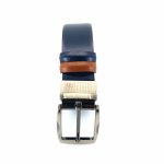 A&P Belts ανδρικές ζώνες διπλής όψης (μπλε - ταμπα) 6.22.300