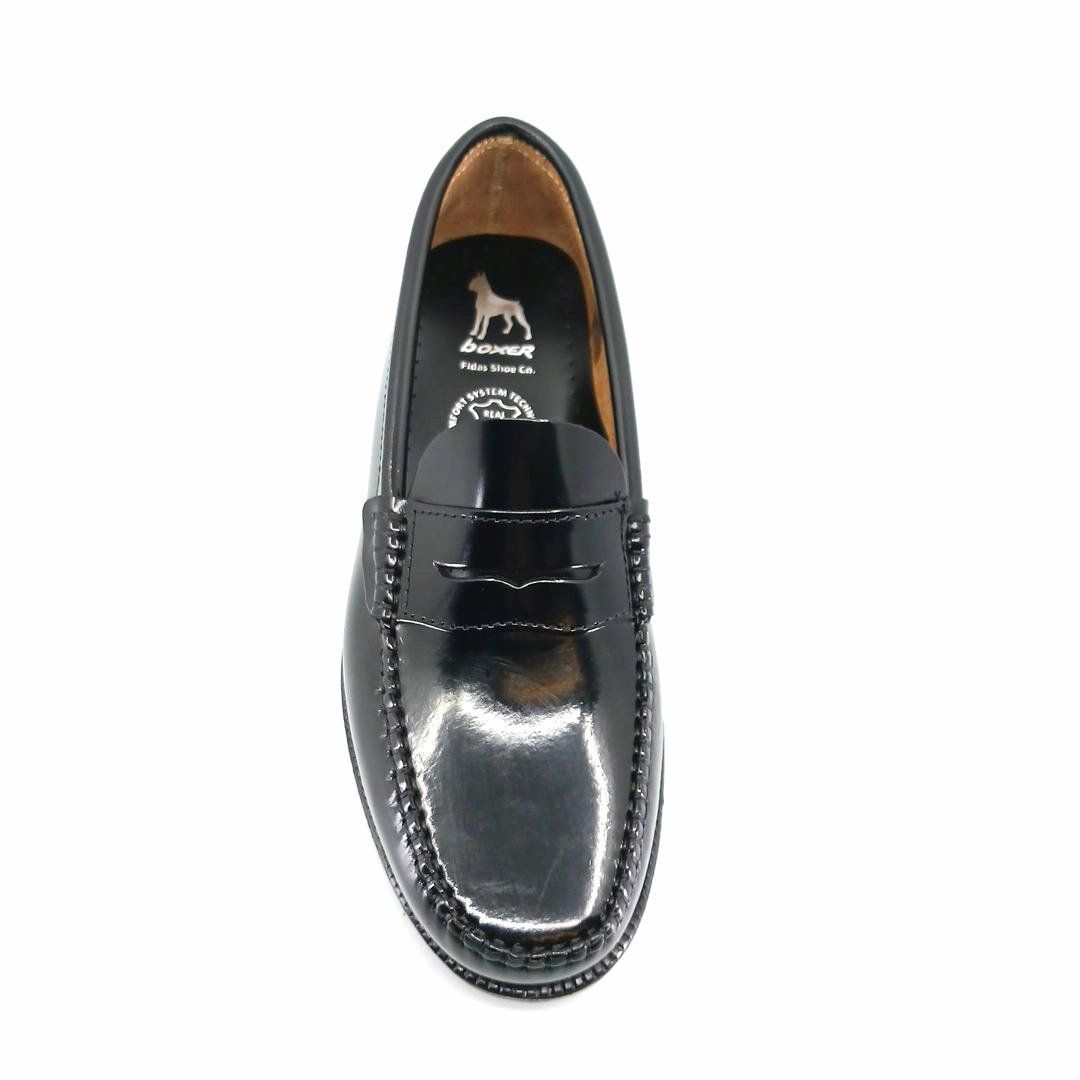 Boxer 19269 (μαύρο) ανδρικά penny loafers