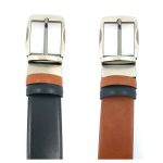 A&P Belts ανδρικές ζώνες διπλής όψης (μαύρο - μελλί) 1.22.300