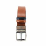 A&P Belts ανδρικές ζώνες διπλής όψης (μαύρο - μελλί) 1.22.300