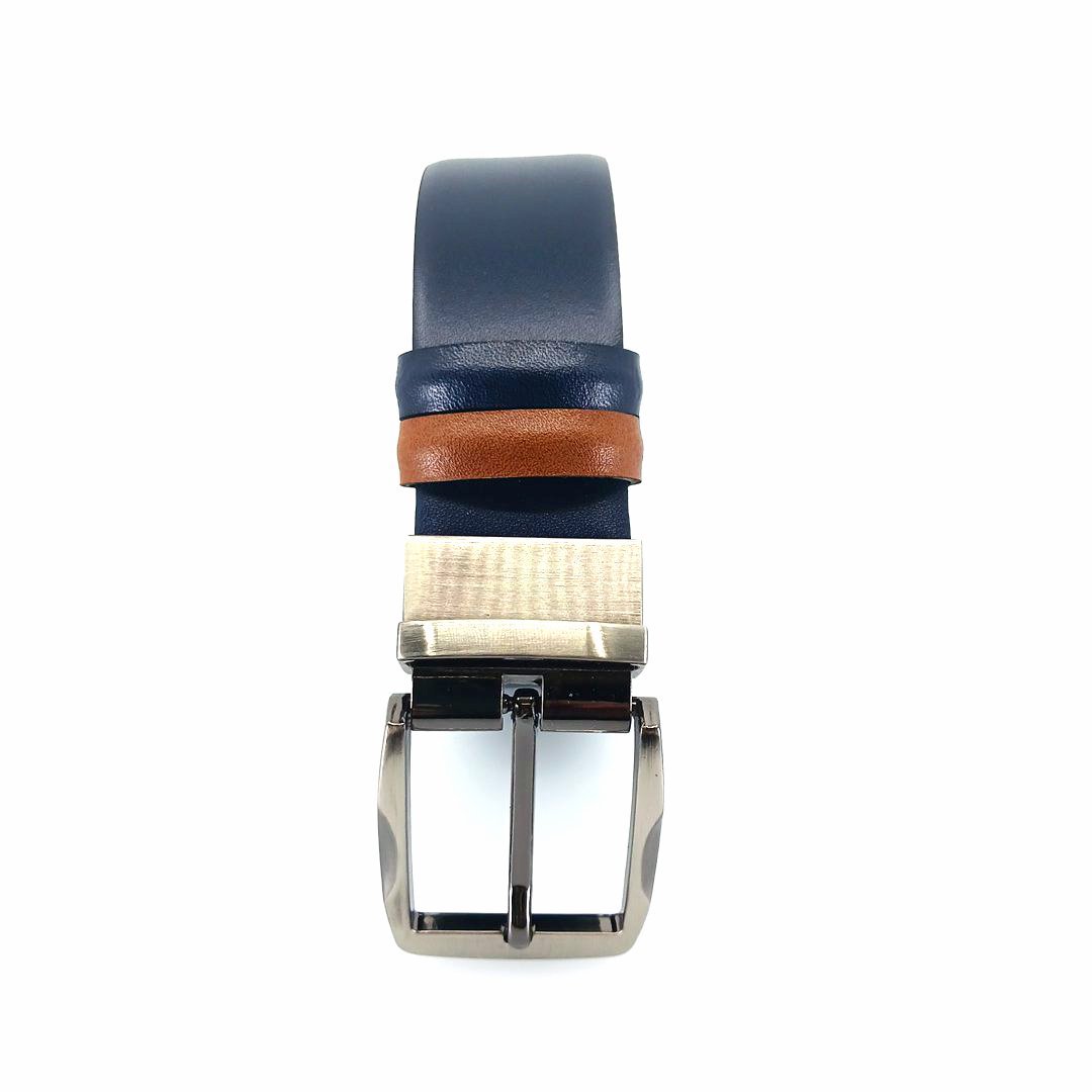 A&P Belts ανδρικές ζώνες διπλής όψης (μπλε - ταμπα) 6.22.300