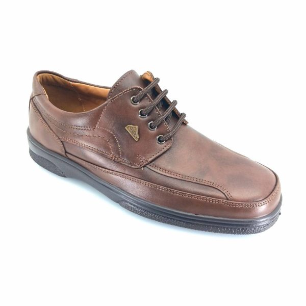 Boxer 11548 (καφέ δέρμα) ανδρικά derby