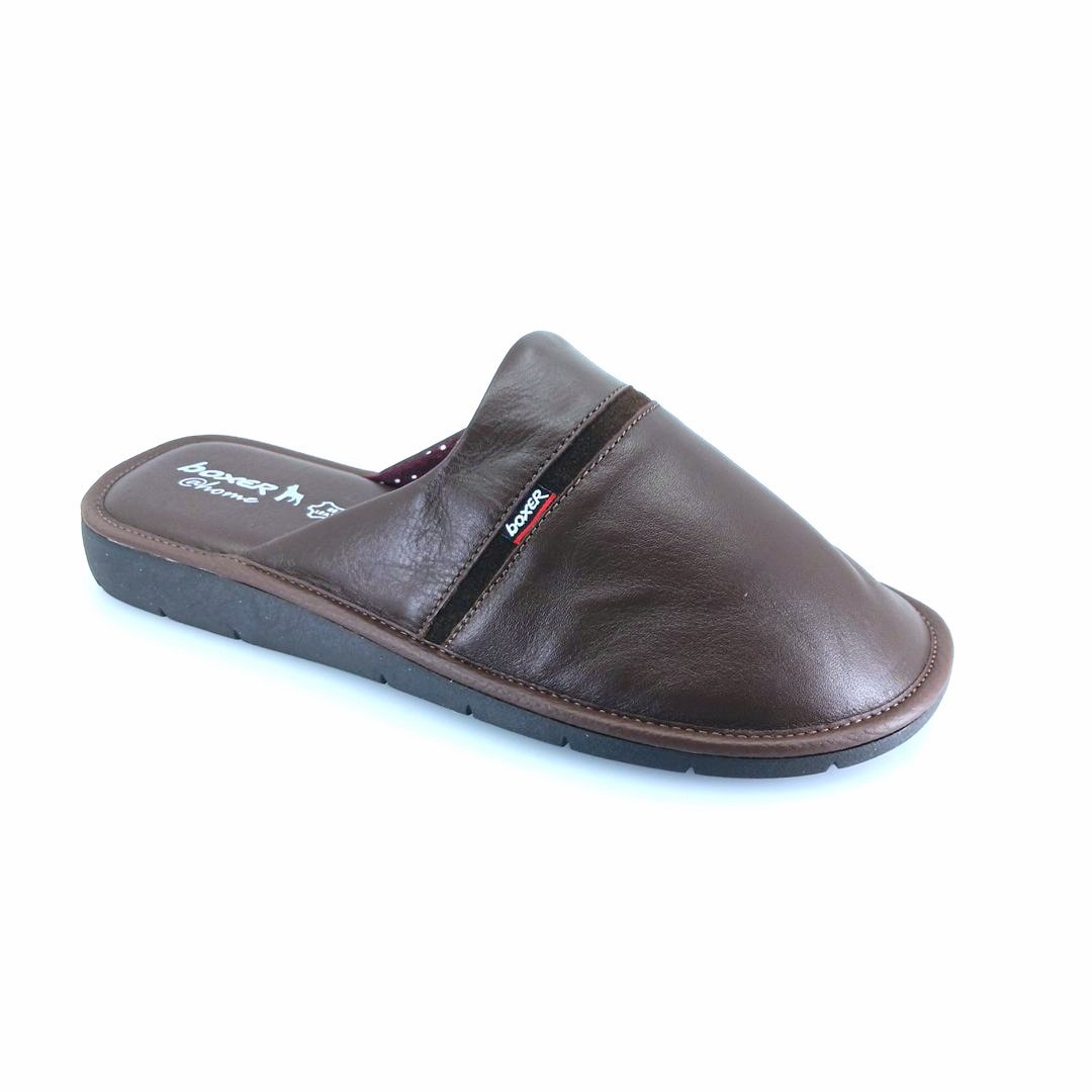 boxer-18044-brown-1 Boxer 18044 (καφέ) ανδρικές παντόφλες