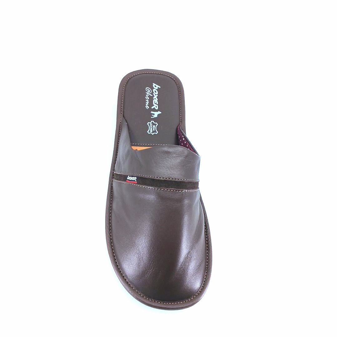 Boxer 18044 (καφέ) ανδρικές παντόφλες