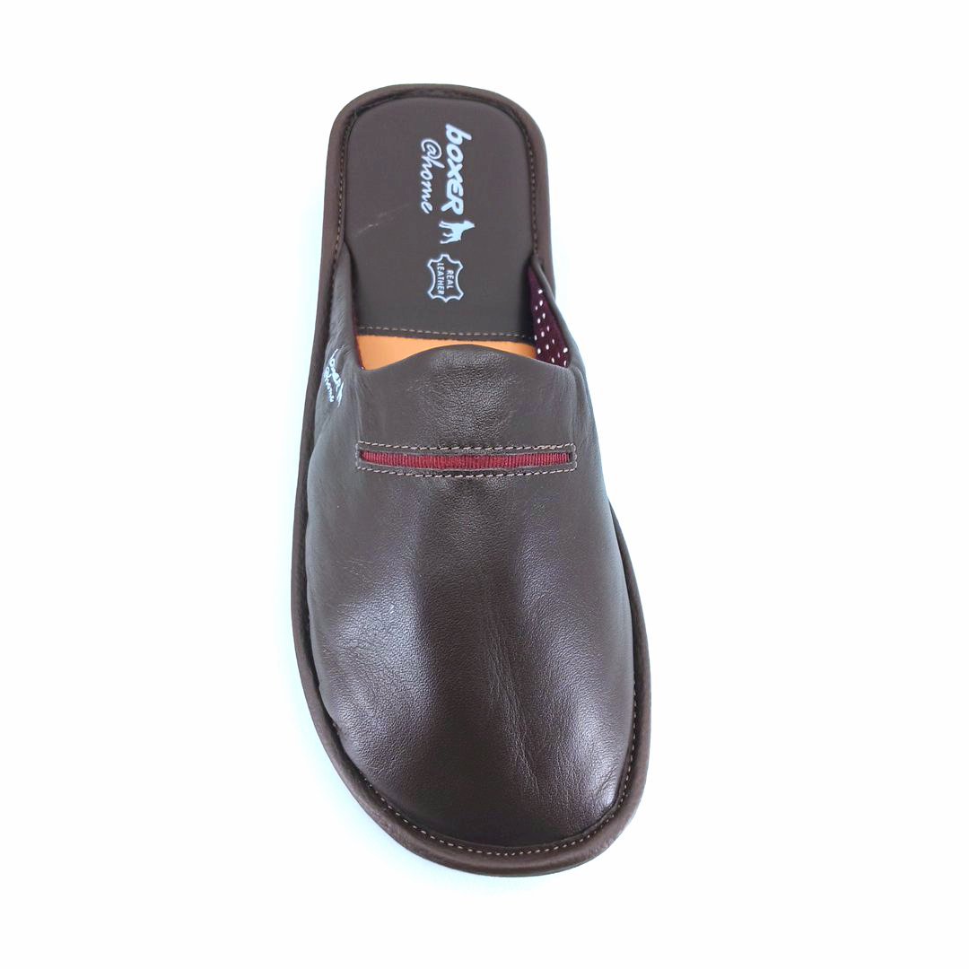Boxer 18045 (καφέ) ανδρικές παντόφλες