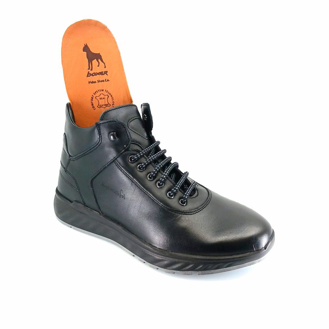 Boxer 43005 (μαύρο) ανδρικά μποτάκια