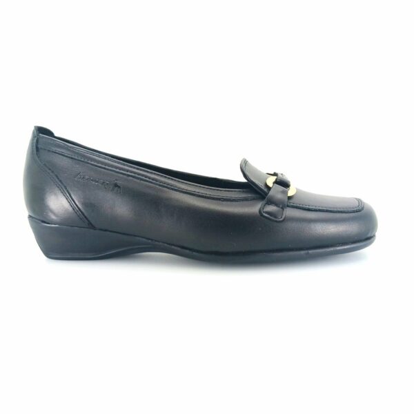 Boxer 53068 (μαύρο δέρμα) horse-bit loafers