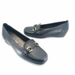 Boxer 53068 (μαύρο δέρμα) horse-bit loafers